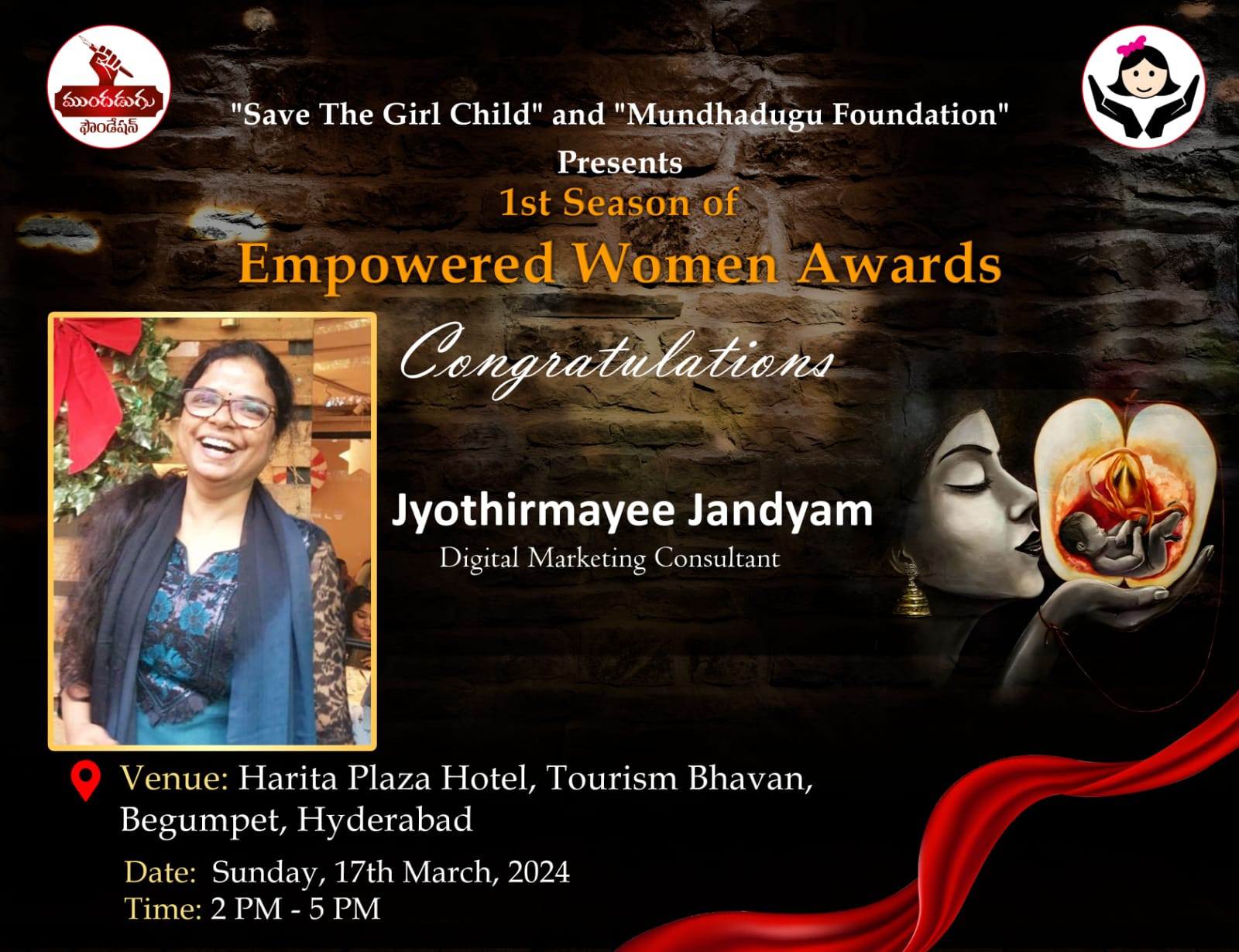 Jyothirmayee Jandyam Empowered Woman