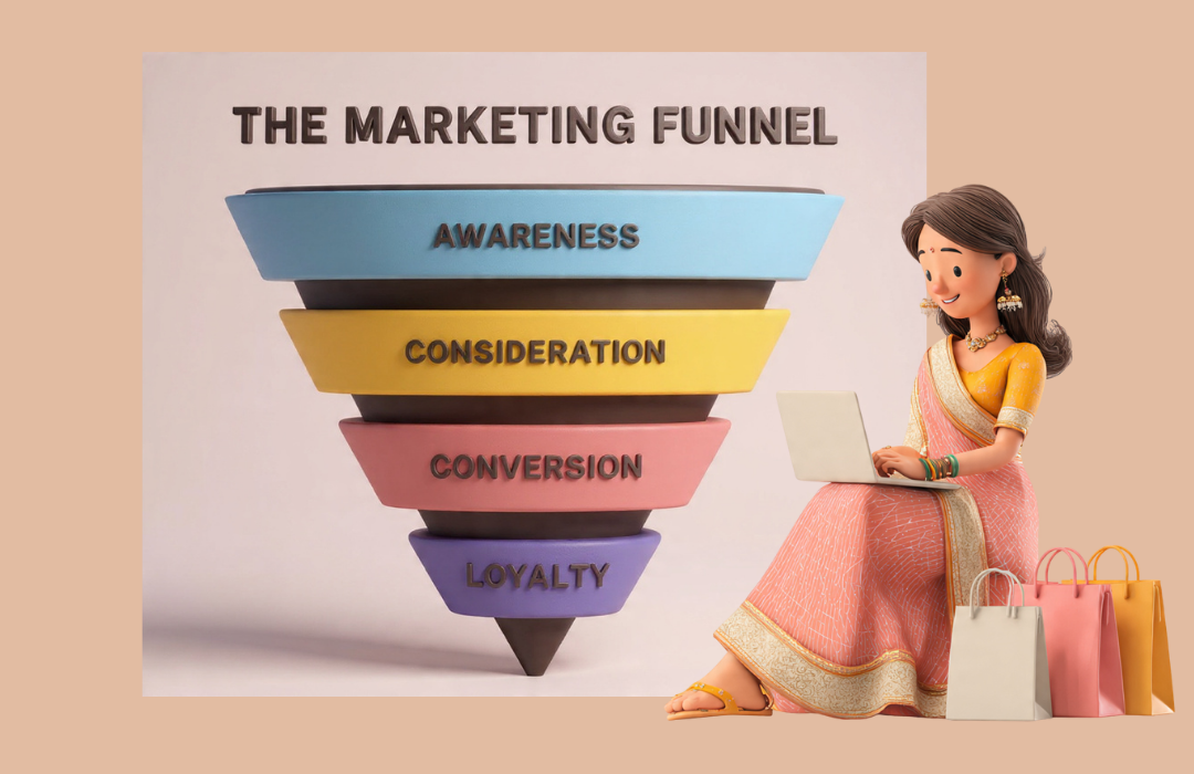 How would you teach content marketing funnels in a simple, practical way?