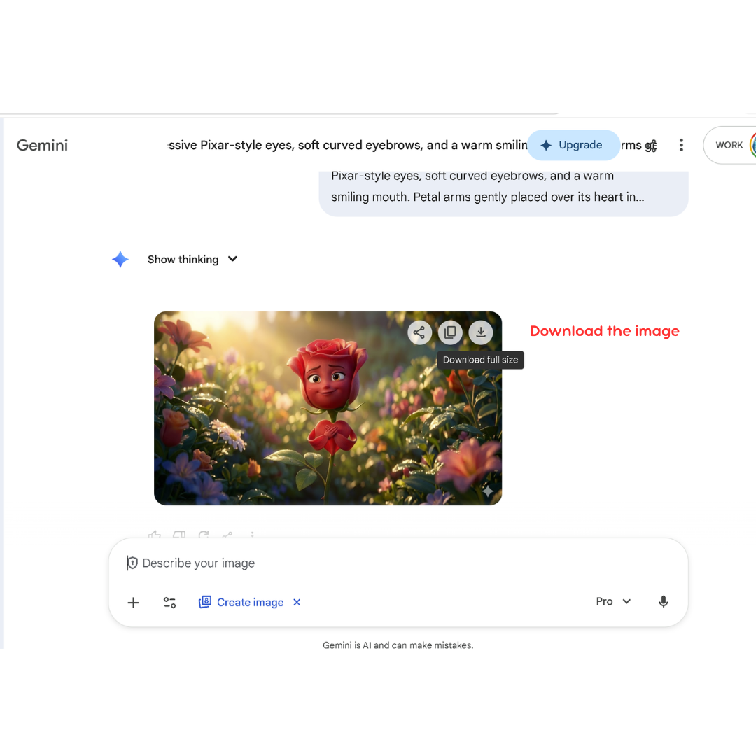 Create Images in Google Gemini for Object talk videos