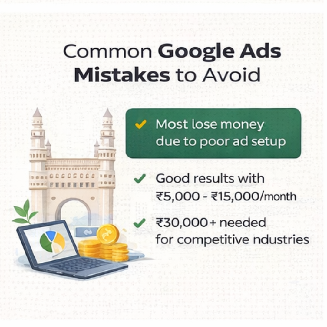 Common Mistakes we do in Google ads