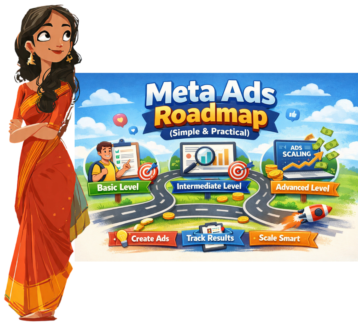 How to Learn Meta Ads Step by Step (Beginner to Advanced Guide)