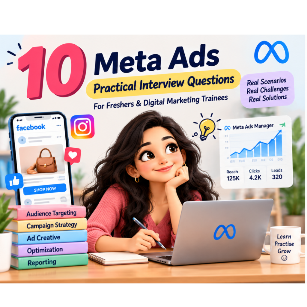 situation-based Meta Ads interview questions for freshers