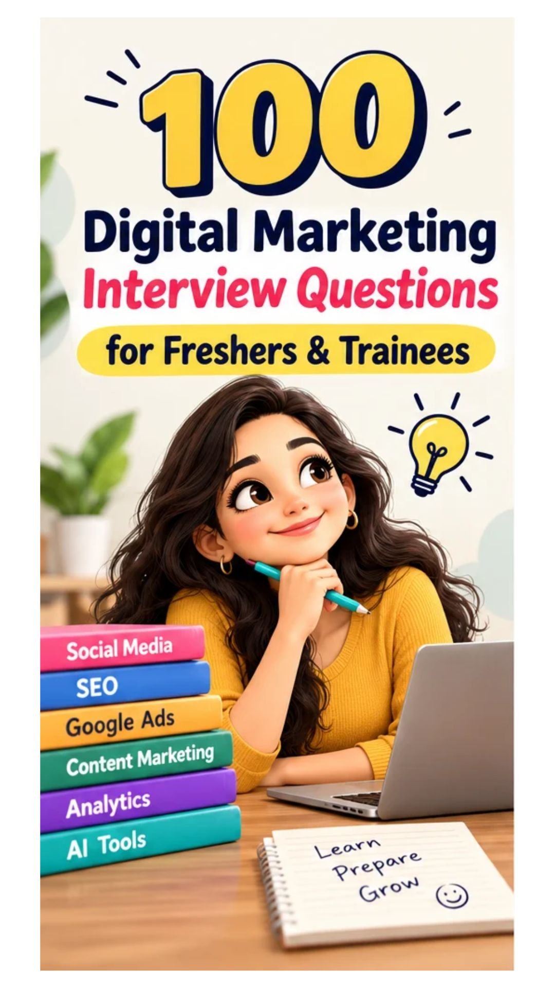 digital marketing interview preparation for trainees
