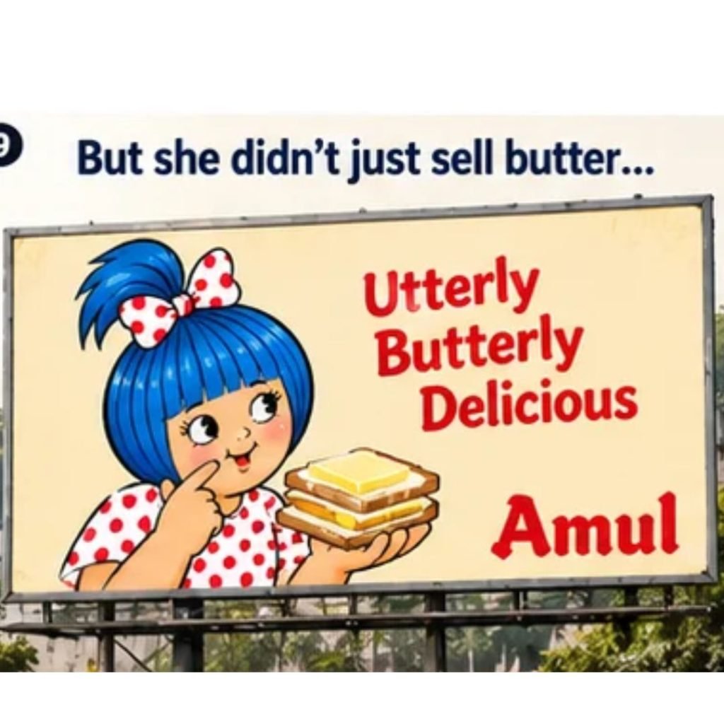 Why a little girl? Why that particular design? Amul Girl Design